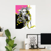 Poster Fleurs de mon esprit (Bureau à domicile)