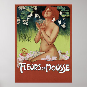 Poster Fleurs de Mousse
