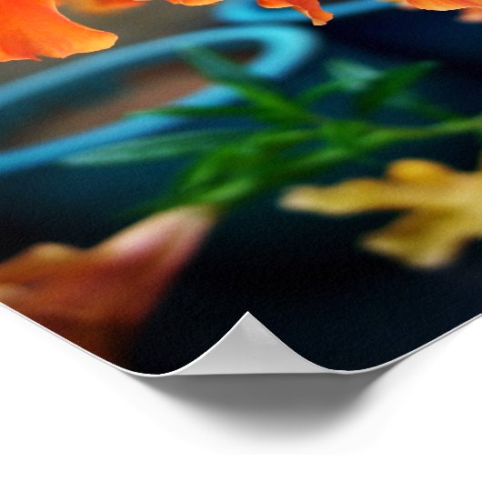 Poster Fleurs de musc (Coin)