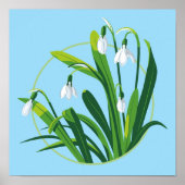Poster Fleurs de neige (Devant)