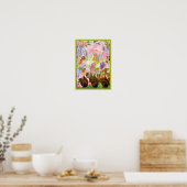 Poster Fleurs de papillon Princesse Imprimer (Cuisine)