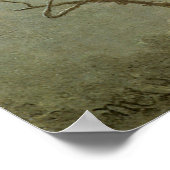 Poster Fleurs de passion et colibris par Martin J Heade (Coin)