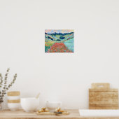 Poster Fleurs de pavot dans un champ, Claude Monet (Cuisine)