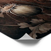 Poster Fleurs de pavot rose Fleurs sauvages Blossom magni (Coin)