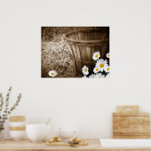 Poster Fleurs de pays (Cuisine)