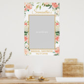 Poster Fleurs de Pêcher Boho Verdure Accessoire de Photo  (Cuisine)