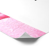 Poster Fleurs de pivoine - signe d'accueil de la douche n (Coin)