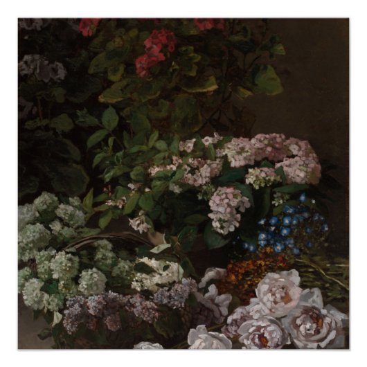 Poster Fleurs de printemps - Claude Monet (Devant)