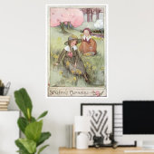 Poster Fleurs de printemps par Anne Anderson (Bureau à domicile)