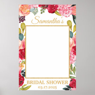 Poster Fleurs de printemps Pêche de corail Prop photo Bou