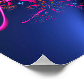 Poster Fleurs de soirée tournantes (Coin)