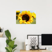 Poster Fleurs de soleil (Bureau à domicile)