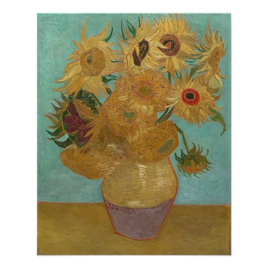 Poster Fleurs de soleil (Devant)