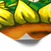 Poster Fleurs de soleil (Coin)