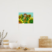 Poster Fleurs de soleil (Cuisine)