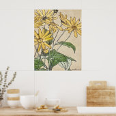 Poster Fleurs de soleil (Cuisine)