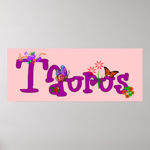 Poster Fleurs de Taureau