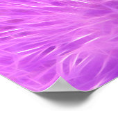 Poster Fleurs de teintes violettes transformées (Coin)