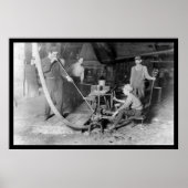 Poster Fleurs de verre à Grafton, WV 1908 (Devant)