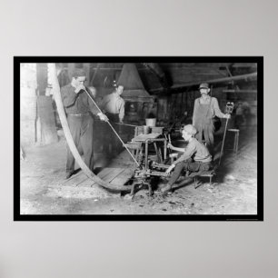 Poster Fleurs de verre à Grafton, WV 1908