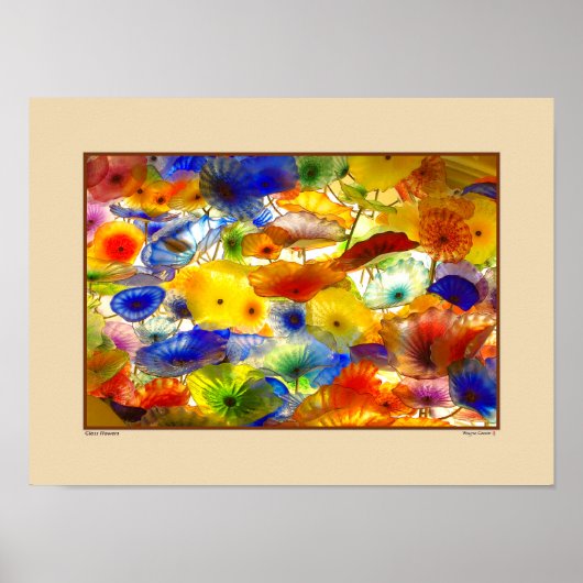 Poster Fleurs de verre - Las Vegas (Devant)