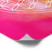 Poster Fleurs de vie (Coin)