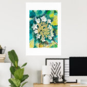 Poster Fleurs de Viorne (Bureau à domicile)