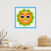 POSTER FLEURS DE VISAGE (Cuisine)