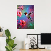 Poster Fleurs de Whisperer : Hummingbird Melody (Bureau à domicile)