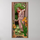 Poster Fleurs d'eau par Élisabeth Sonrel (Devant)