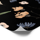 Poster Fleurs d'eau simples 1 (Coin)