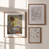 Poster Fleurs d'eau vintages