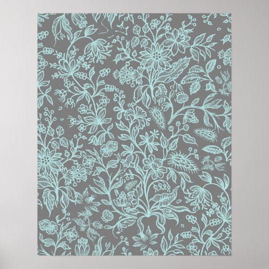 Poster Fleurs décoratives 8 (Devant)