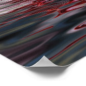 Poster Fleurs décoratives de cerisiers (Coin)