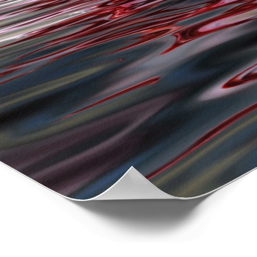 Poster Fleurs décoratives de cerisiers (Coin)