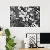 Poster Fleurs délicates 3623 (Bureau à domicile)