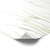 Poster Fleurs d'empreintes digitales (Coin)