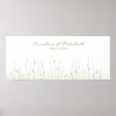 Poster Fleurs d'empreintes digitales (Devant)