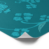 Poster Fleurs déplaisantes Motif 9 (Coin)