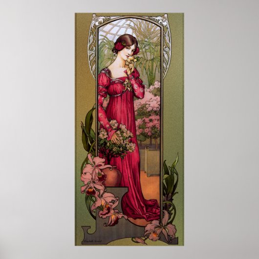 Poster Fleurs des jardins par Élisabeth Sonrel (Devant)