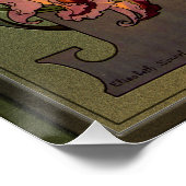 Poster Fleurs des jardins par Élisabeth Sonrel (Coin)