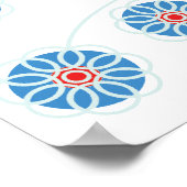 Poster Fleurs des signes de paix (Coin)