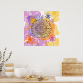 Poster Fleurs d'été (Cuisine)