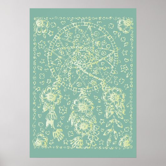 Poster Fleurs d'été (Devant)