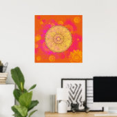Poster Fleurs d'été (Bureau à domicile)