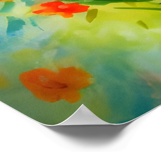 Poster Fleurs d'été (Coin)