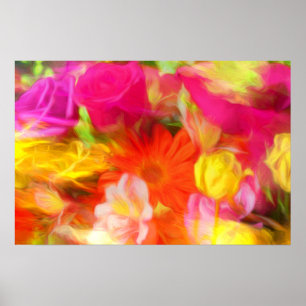 Poster Fleurs d'été