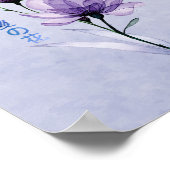 Poster Fleurs d'été, Art Japonais (Coin)