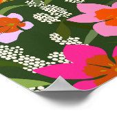 Poster Fleurs d'été colorées (Coin)