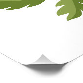 Poster Fleurs d'été joyeuses floraison de pavot (Coin)